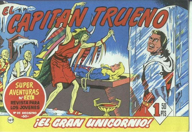 El Capitan trueno facsimil numero 169: El gran unicornio