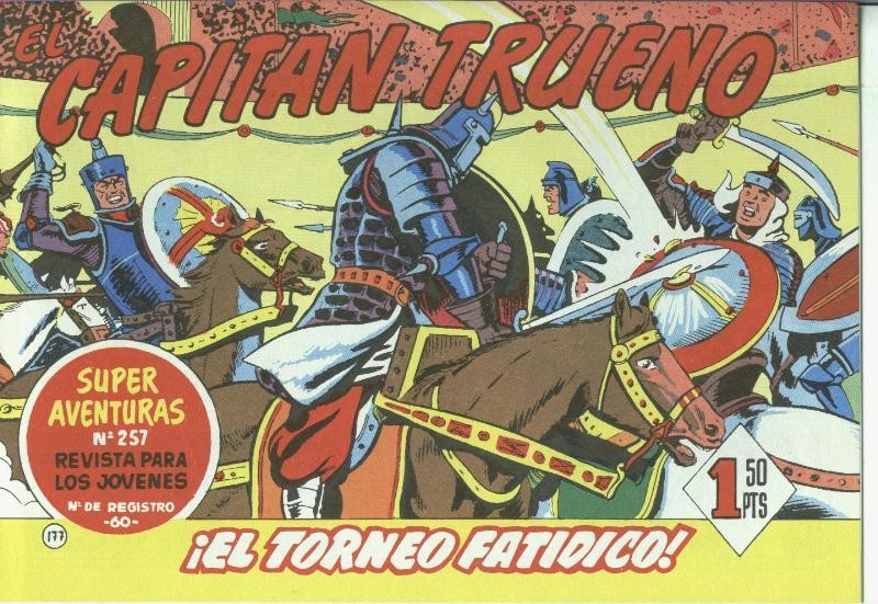 El Capitan trueno facsimil numero 177: El torneo fatidico