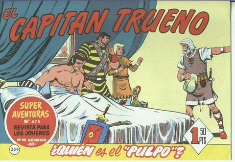El Capitan trueno facsimil numero 254: Quien es el Pulpo