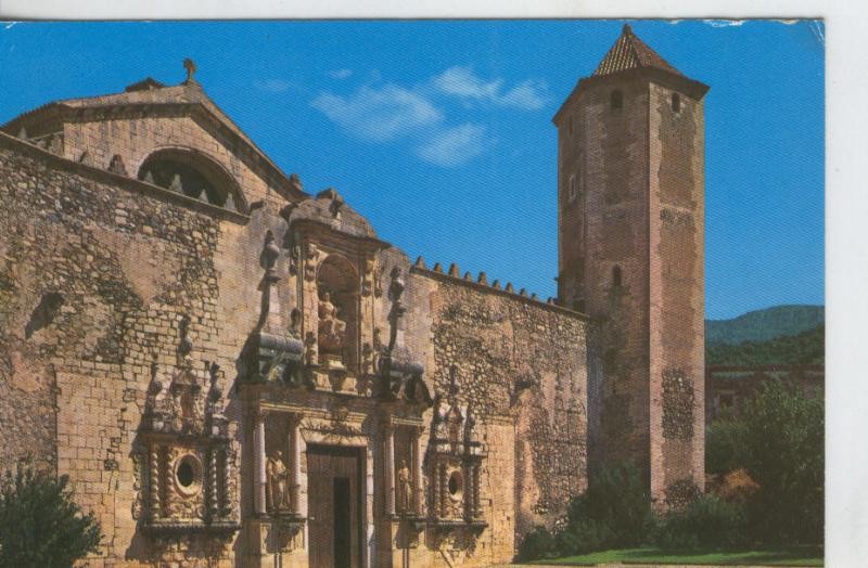 Postal 008162: Fachada iglesia del Monasterio de Poblet