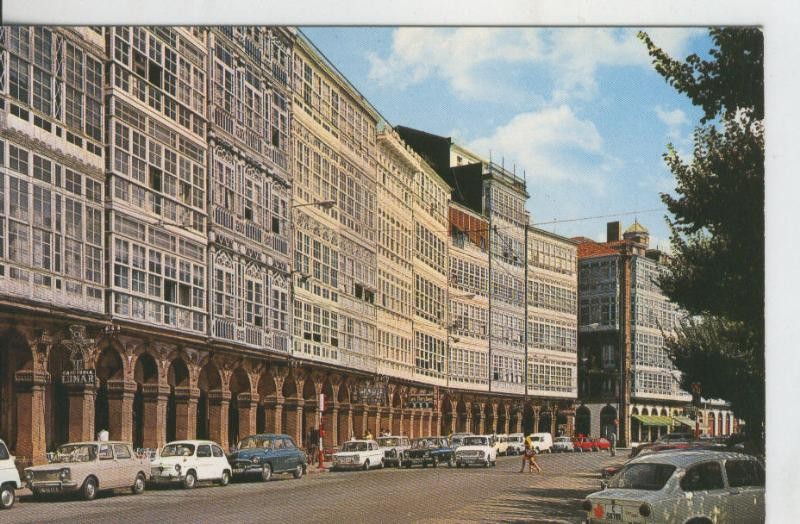 Postal 008172: Avenida de La Marina de La Coruña