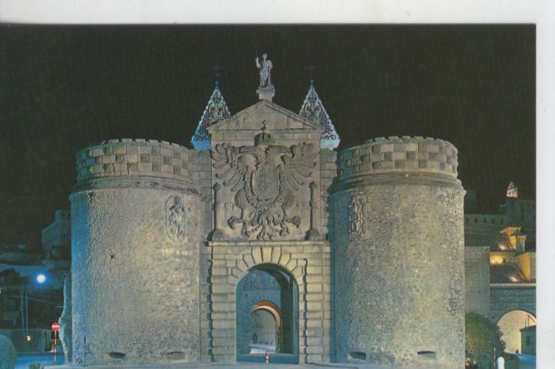 Postal 008184: Puerta Bisagra de Toledo
