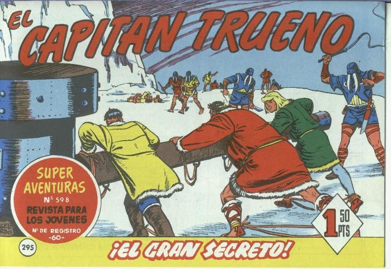 El Capitan trueno facsimil numero 295: El gran secreto