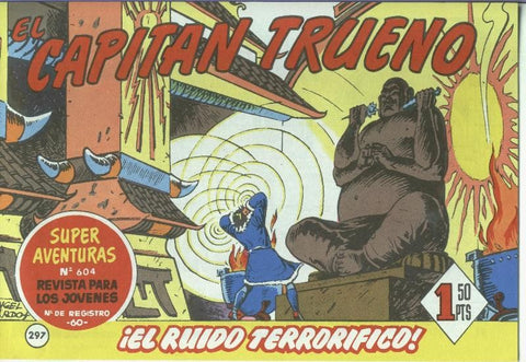 El Capitan trueno facsimil numero 297: El ruido terrorifico