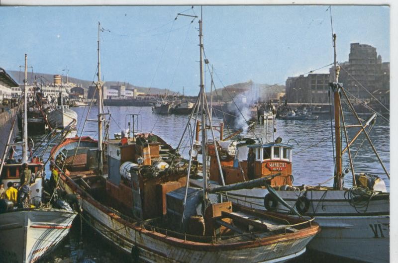 Postal 008191: Vista parcial del Berbes en Vigo