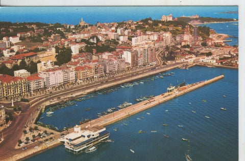 Postal 008192: Paseo Castelar y Puerto Chico de Santander