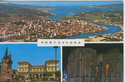 Postal 008221: Vistas varias de Pontevedra