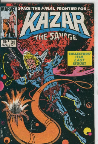 Kazar the savage numero 34, octubre 1984