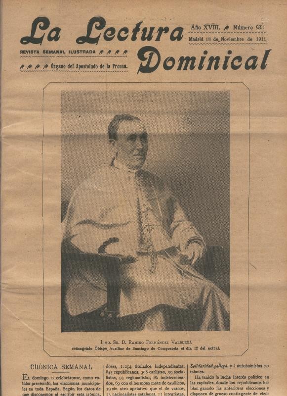 La lectura dominical numero 933 del 18.11.1911