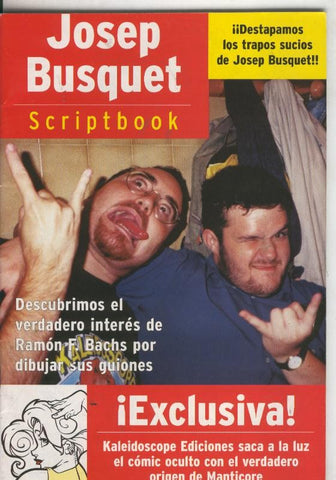 Fanzine: Josep Busquet: Scriptbook