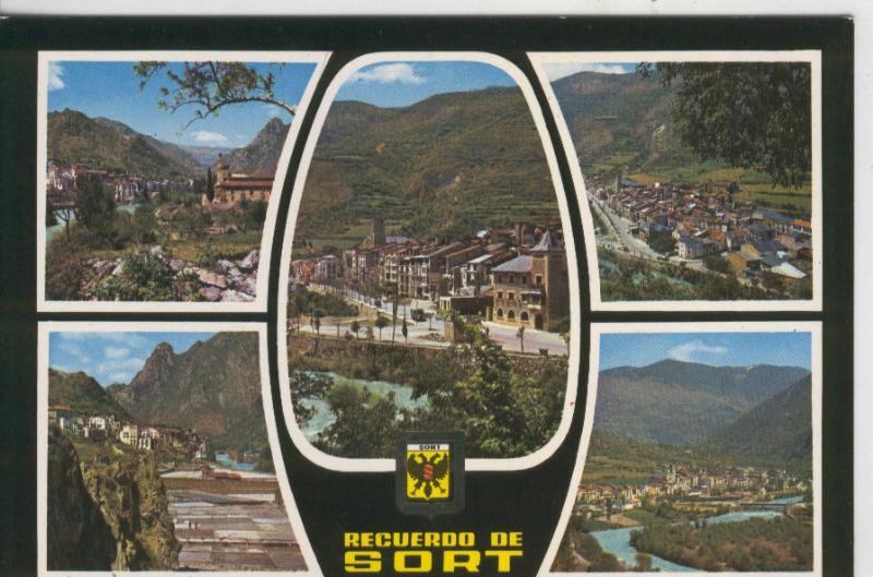 Postal 008234: Vistas varias de Sort, Lleida