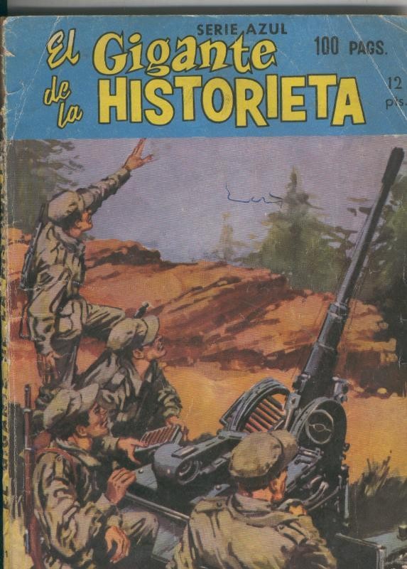 El gigante de la historieta serie azul numero 31: Falso heroe, Rifle certero