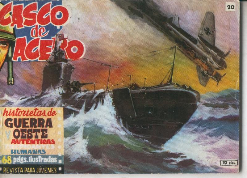 Casco de Acero 2 en uno numero 20: Desamparado, Accion de guerra, La ruta de la muerte