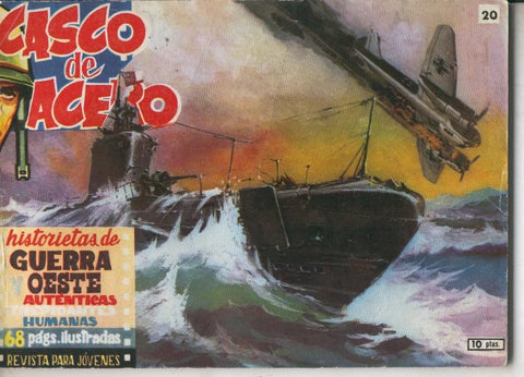 Casco de Acero 2 en uno numero 20: Desamparado, Accion de guerra, La ruta de la muerte