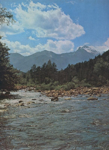 Valle de ordesa en la provincia de Huesca
