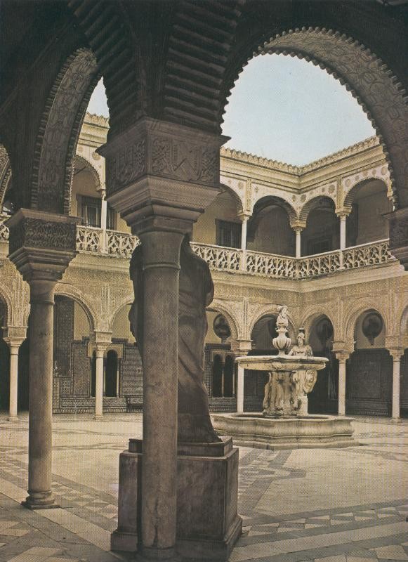 Patio de la casa de Pilato en Sevilla