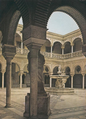 Patio de la casa de Pilato en Sevilla