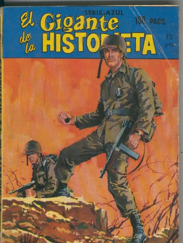 El Gigante de la Historieta serie azul  numero 17: Garry: posicion 45, Jivaro, la emboscada apache
