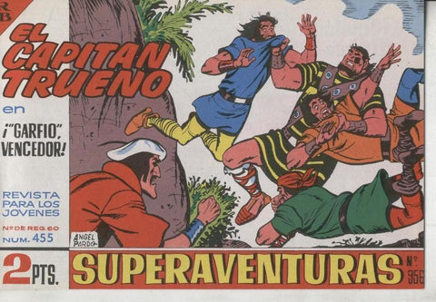 El Capitan trueno facsimil numero 455: Garfio vencedor