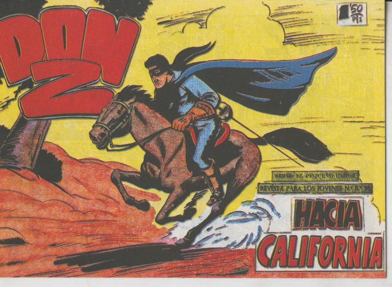 Don Z, facsimil numero 85: Hacia California