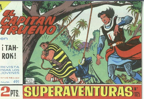 El Capitan trueno facsimil numero 491: Tah-Rok