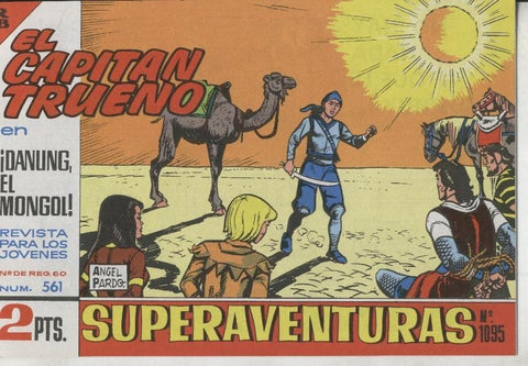 El Capitan trueno facsimil numero 561: Danung, el mongol