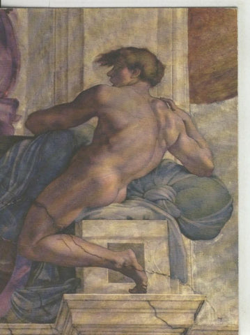 Postal 008301: Figura decorativa enl la capilla sixtina en Roma