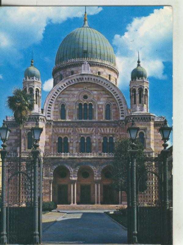 Postal 008310: Templo Israelita de Firenze, Italia