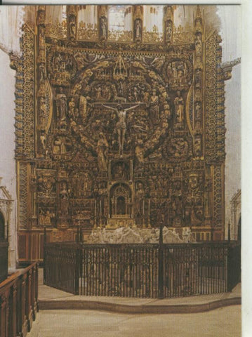 Postal 008324: Retablo y Sepulcro de los Reyes en la Cartuja de Miraflores de Burgos