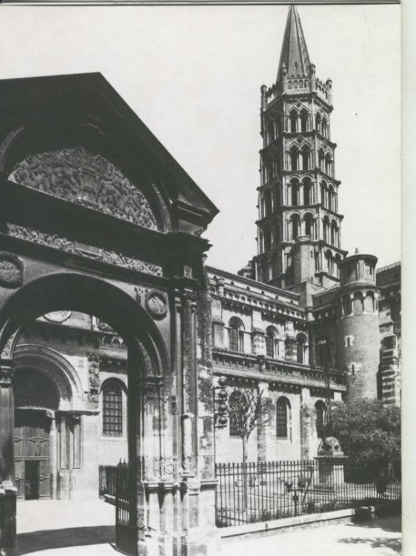 Postal 008336: Basilica Saint Sernin en Toulouse, Francia