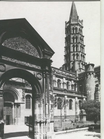 Postal 008336: Basilica Saint Sernin en Toulouse, Francia