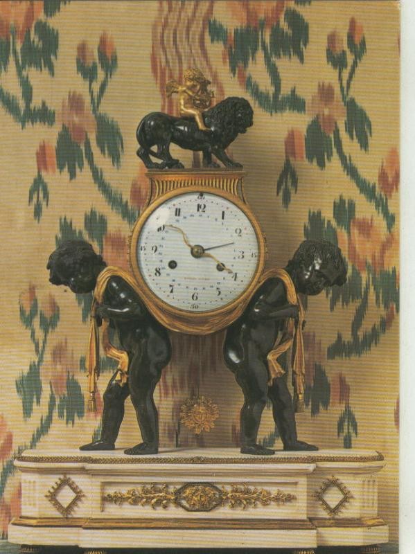 Postal 008338: Reloj en el Museo de las Artes Decorativas de Lyon, Francia