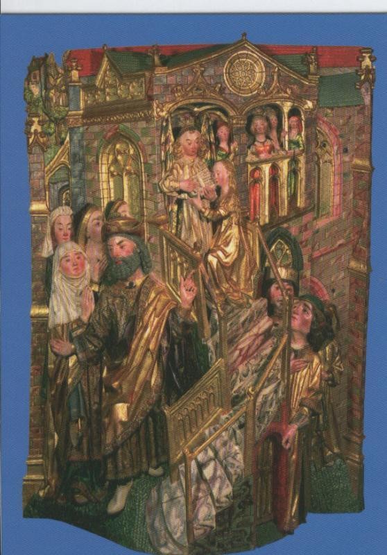 Postal Virgenes 1066  : La representacion de la Virgen en el tempo
