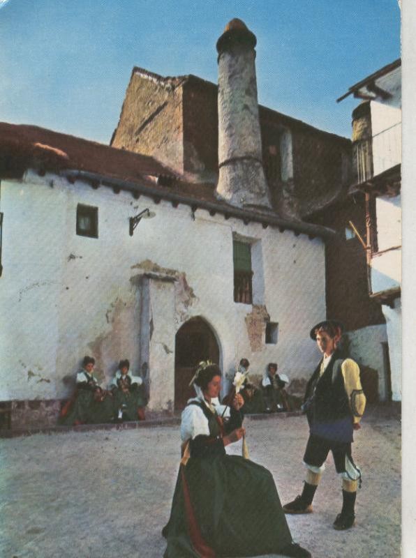 Postal 008384: Trajes tipicos de Hecho, Pirineo Aragones