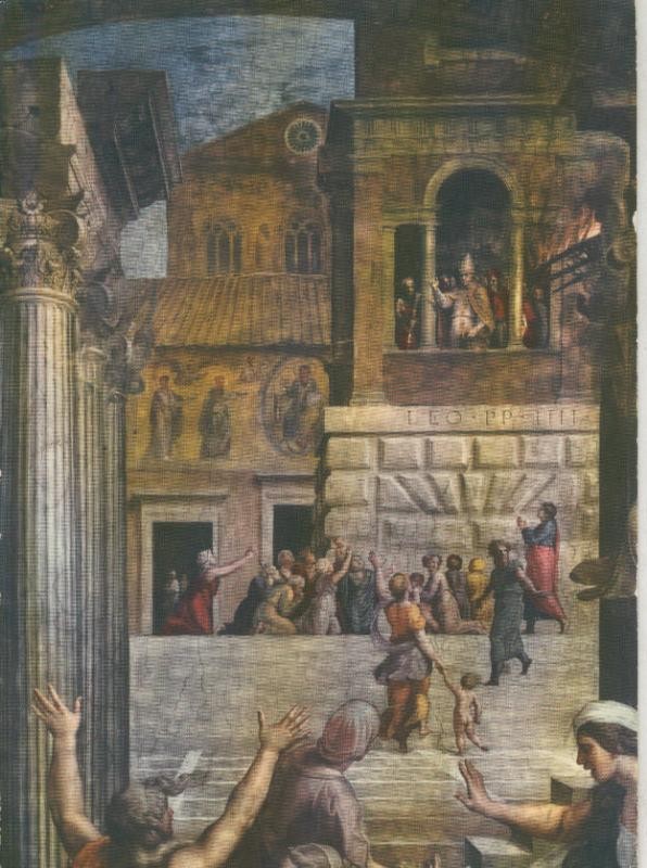 Postal 008393: Stanze di Raffaello, Citta del vaticano , Roma