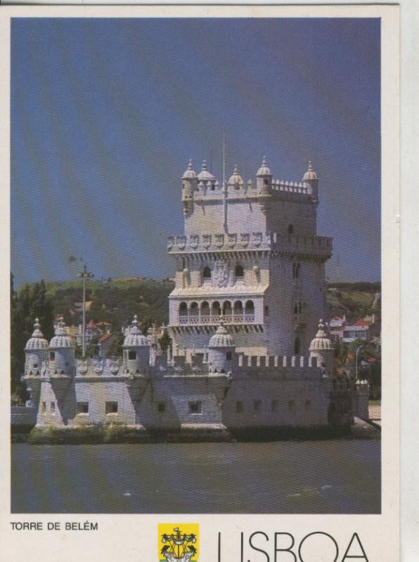 Postal 008397: Torre de Belem en Lisboa, Portugal