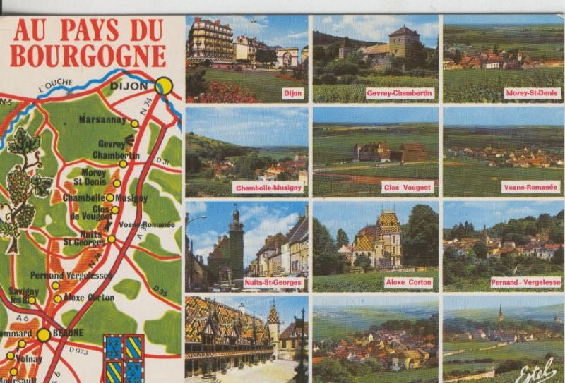 Postal 008458:  Au Pays du Bourgogne