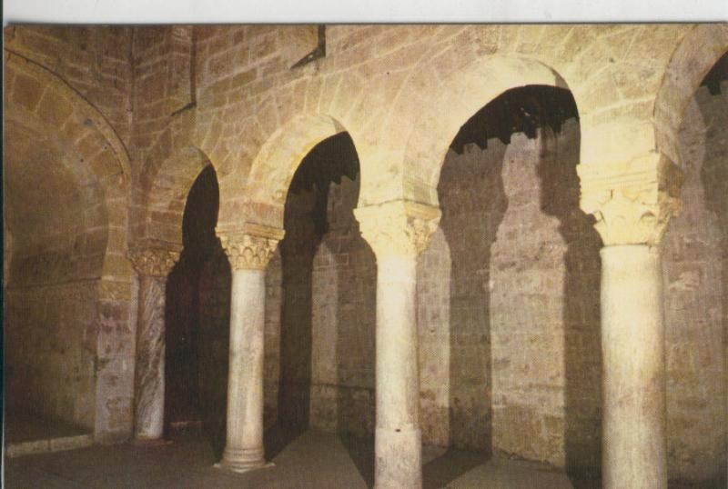 Postal 008494: Lateral derecho de la basilica visigotica de San Juan de Baños, Palencia