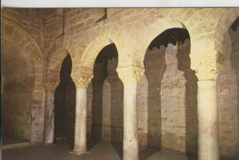 Postal 008494: Lateral derecho de la basilica visigotica de San Juan de Baños, Palencia