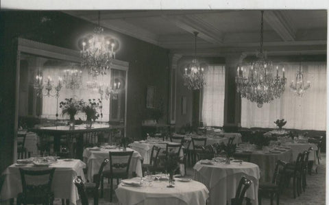 Postal 008498: Comedor del Hotel Principado de Oviedo