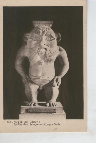 Postal 008533: Musee du Louvre: Le Dieu Bes. Serapeum