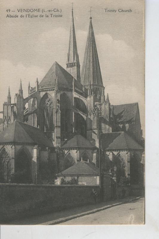 Postal 008546: Vendome, absiude de Eglise de la Trinite