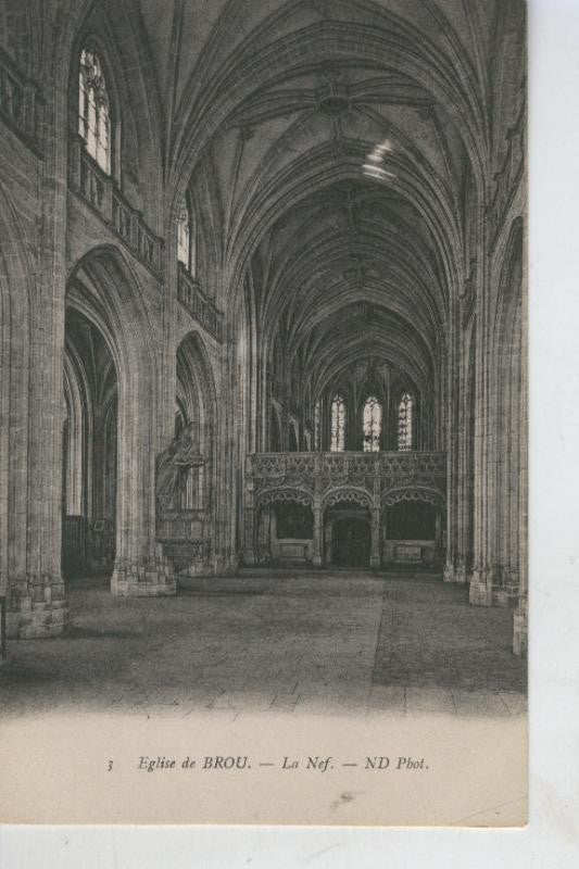 Postal 008553: Eglise de Broue: La Nef