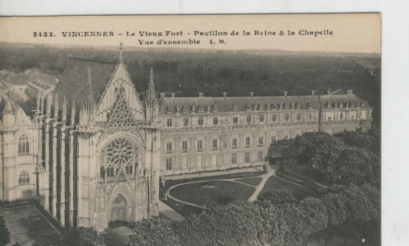 Postal 008565: Vincennes, Le vieux Fort, Pavillon de la Reine