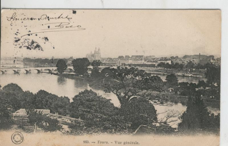 Postal 008571: Tours, vue generale  