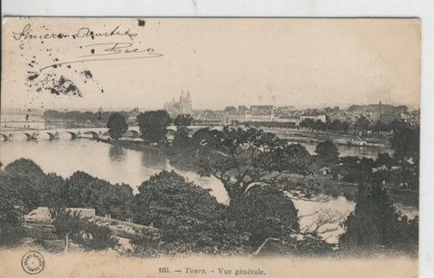 Postal 008571: Tours, vue generale  