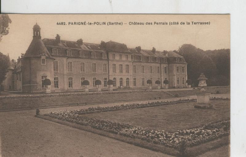 Postal 008592: Parigne-le-Polin: Chateau des Perrais