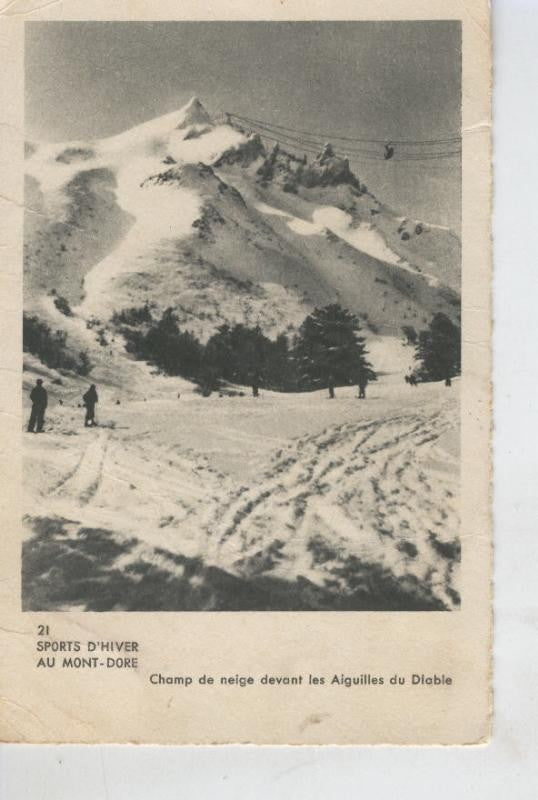 Postal 008649 : Aut Mont Dore, Sports D,Hiver