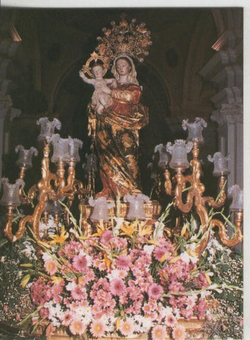 Postal 008695: Virgen Nta Sra de las Maravillas, patrona de Cehegin en Murcia