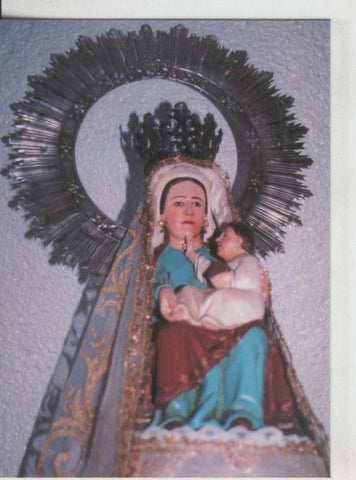 Postal 008702: Virgen Ntra Sra de los Angeles, patrona de Valverde de Alcala en Madrid